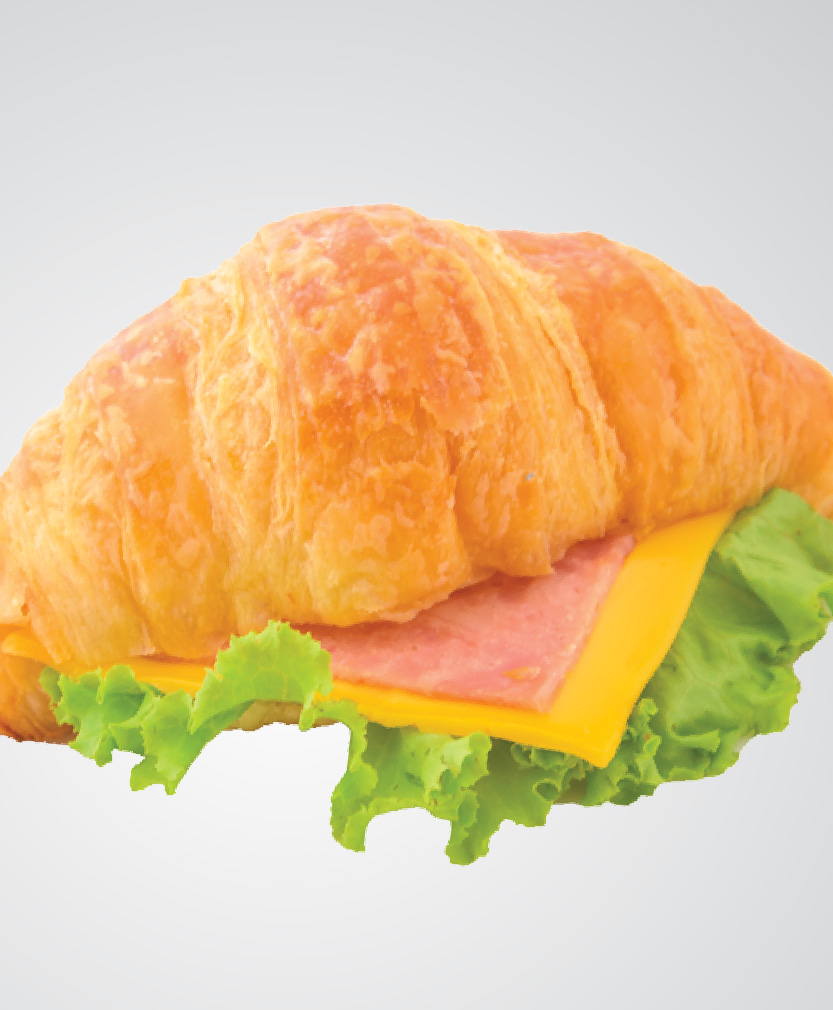 ครัวซองค์แฮมชีส Ham Cheese Croissant อร่อยน่าทานจาก snack box snack boxราคาถูก ขนมหวานอร่อยน่าทาน