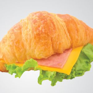 ครัวซองค์แฮมไก่ชีส Chicken Ham Cheese Croissant อร่อยน่าทานจาก snack box snack boxราคาถูก